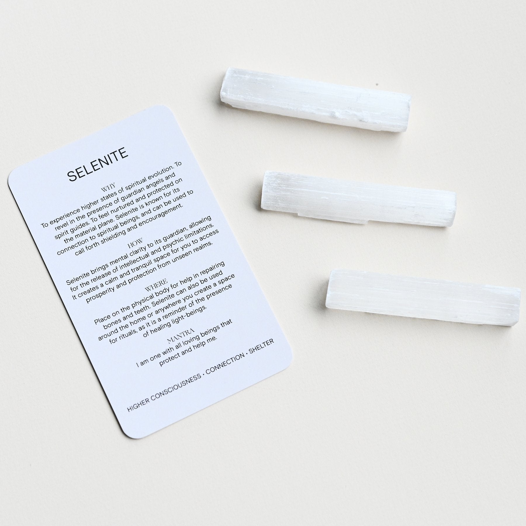 Selenite Cleansing Wand