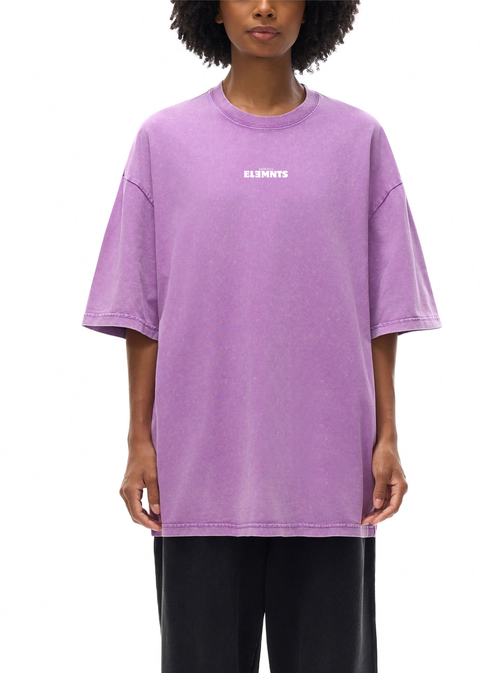 ESSNTIAL ELEMNTS Unisex 285G Heavy Snow Washed Tee