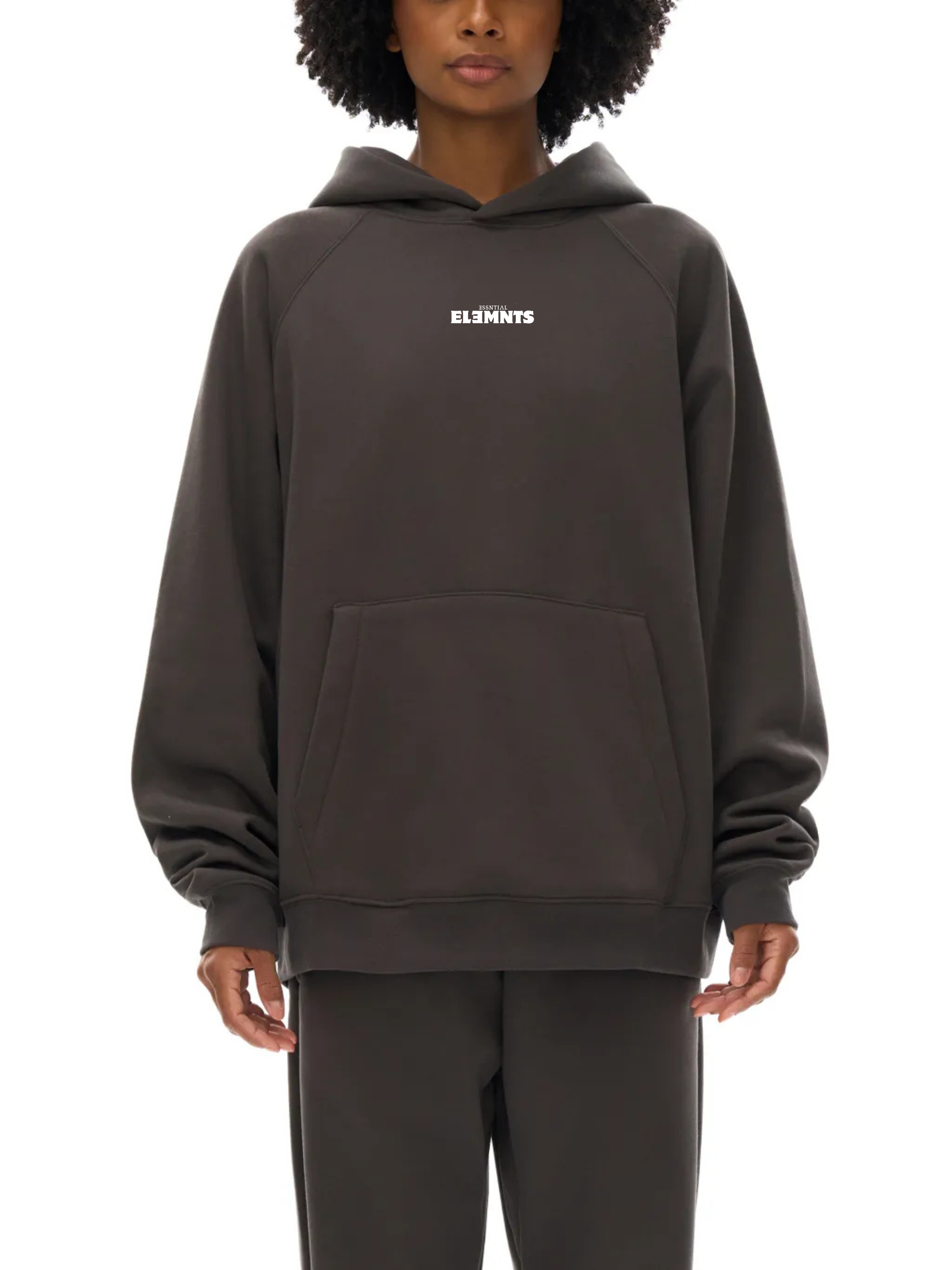 ESSNTIAL ELEMNTS Unisex 360G OS Raglan Sleeve Fleece Hoodie
