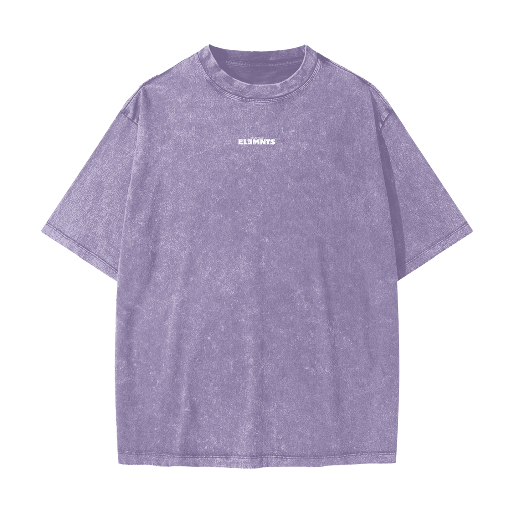 ESSNTIAL ELEMNTS Unisex 285G Heavy Snow Washed Tee