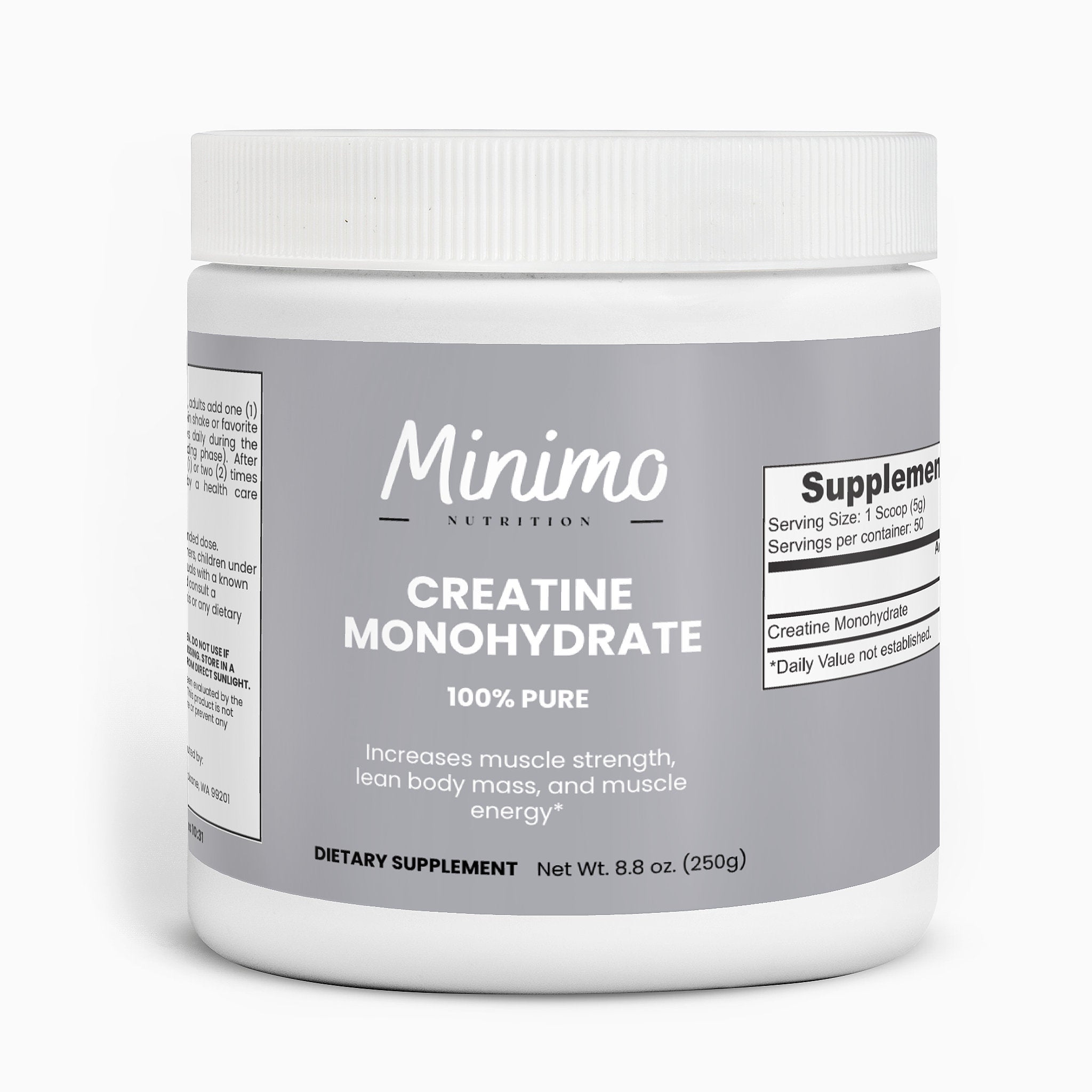 Creatine Monohydrate Powder, 8.8 oz