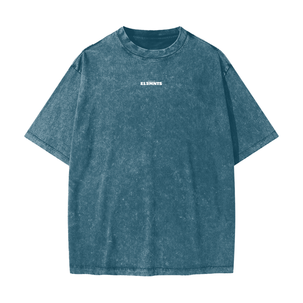 ESSNTIAL ELEMNTS Unisex 285G Heavy Snow Washed Tee