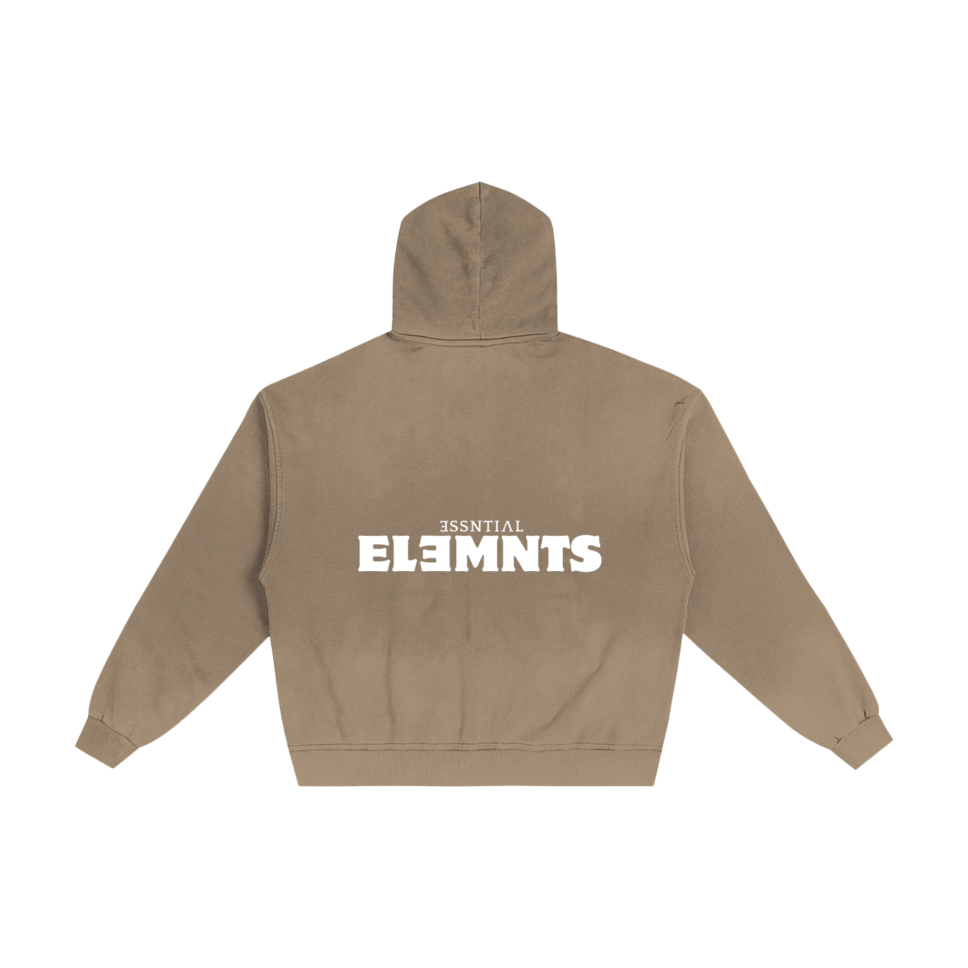 ESSNTIAL ELEMNTS Unisex 420G Frayed Washed Hoodie