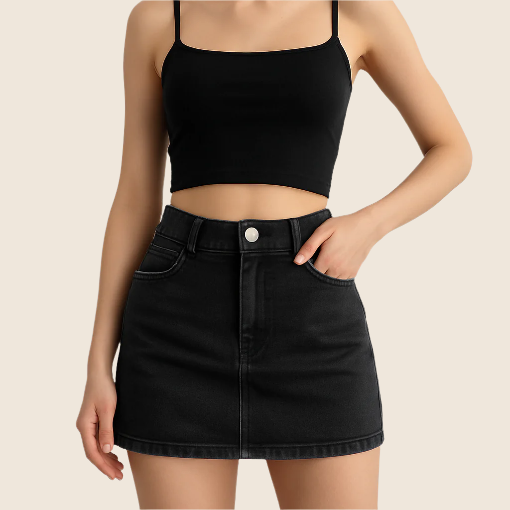Rebel Denim Skirt