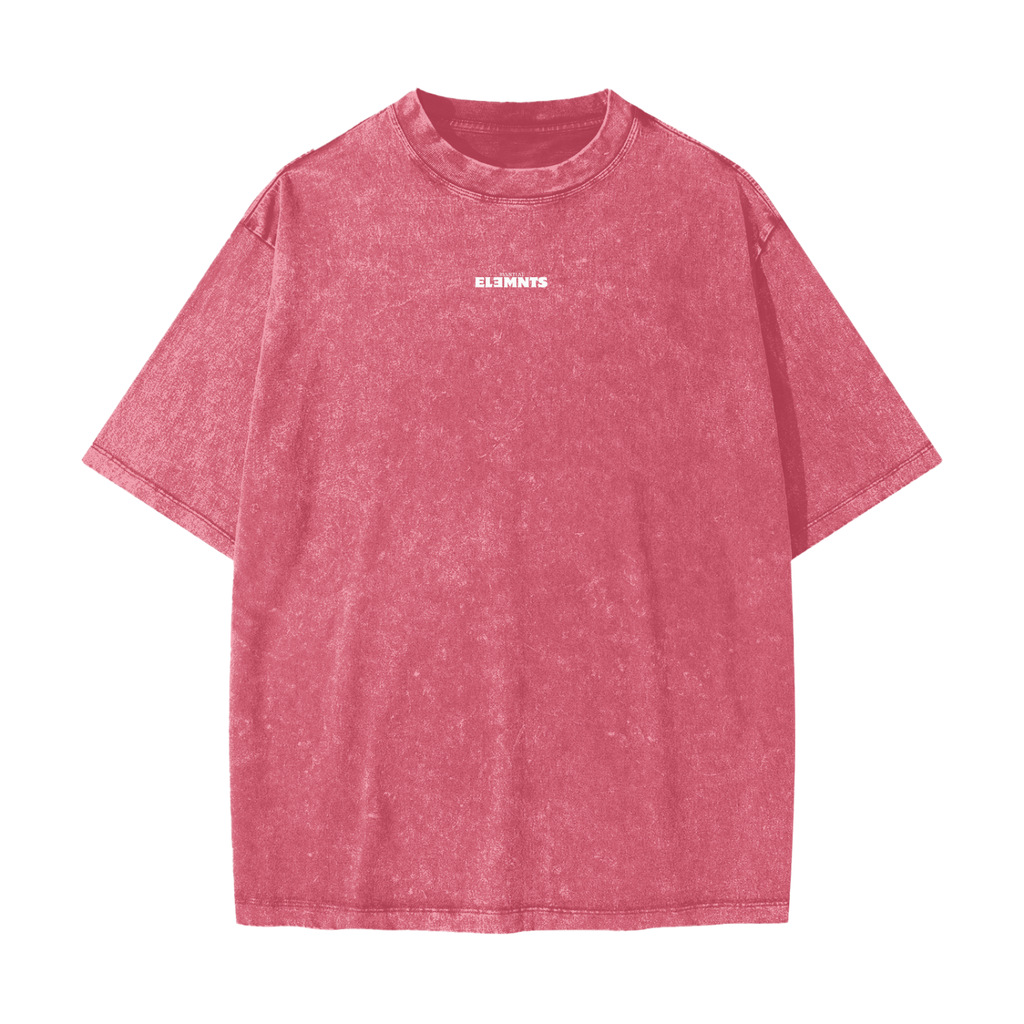 ESSNTIAL ELEMNTS Unisex 285G Heavy Snow Washed Tee