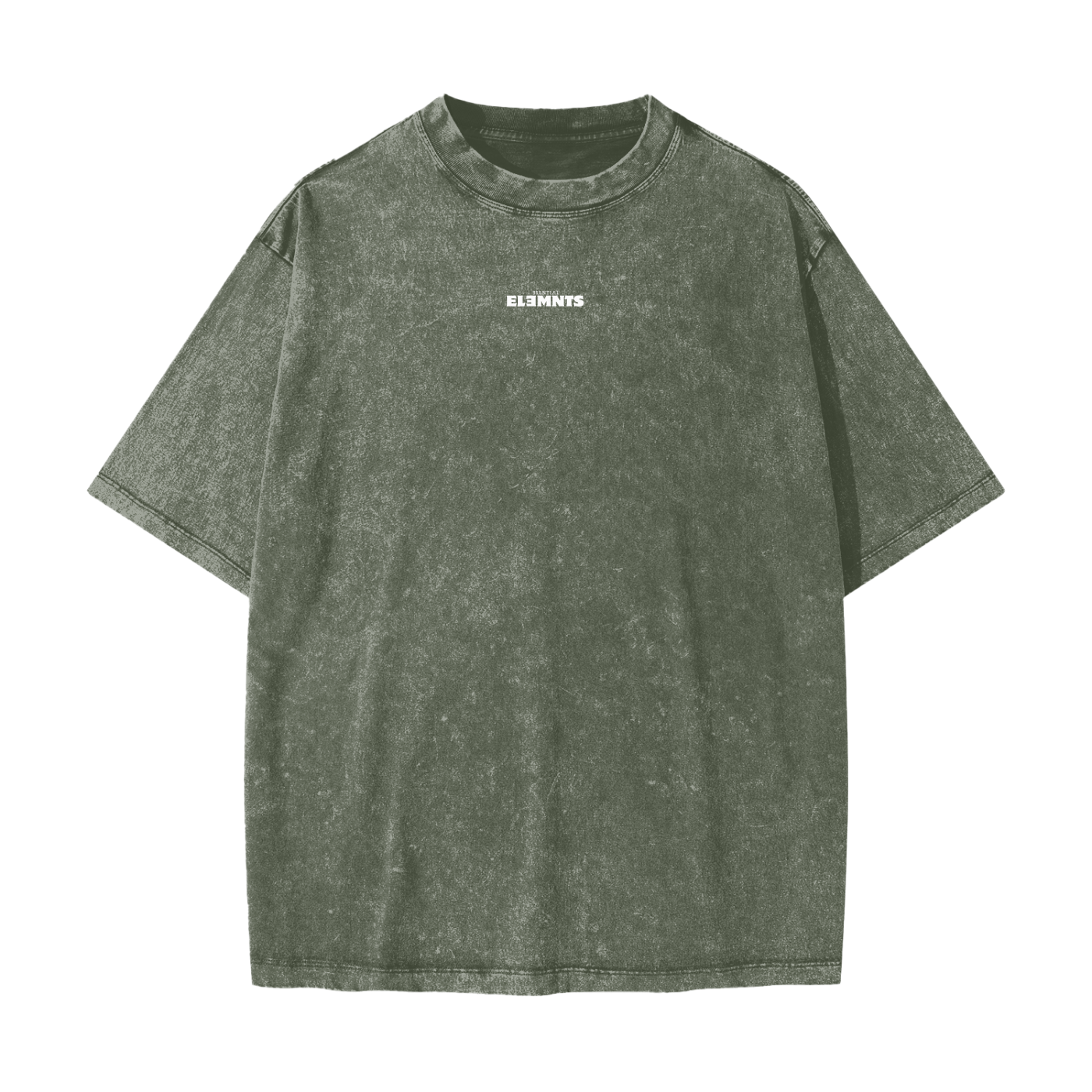 ESSNTIAL ELEMNTS Unisex 285G Heavy Snow Washed Tee