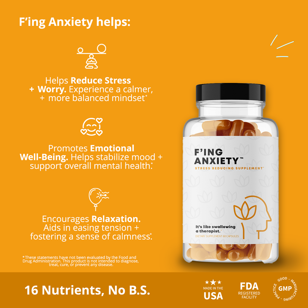 F'ing Anxiety - Natural Remedies & Supplements for Anxiety