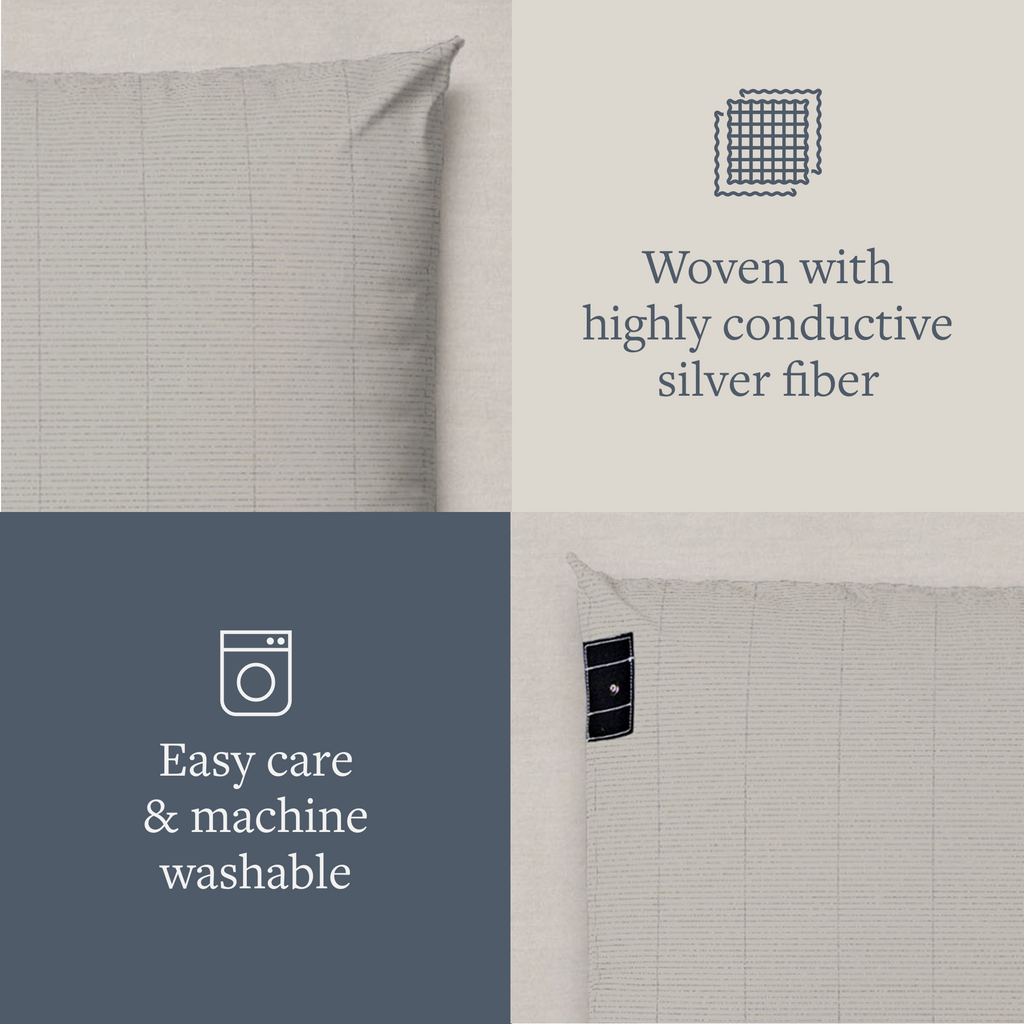 GroundLuxe Luxury Grounding Pillowcase