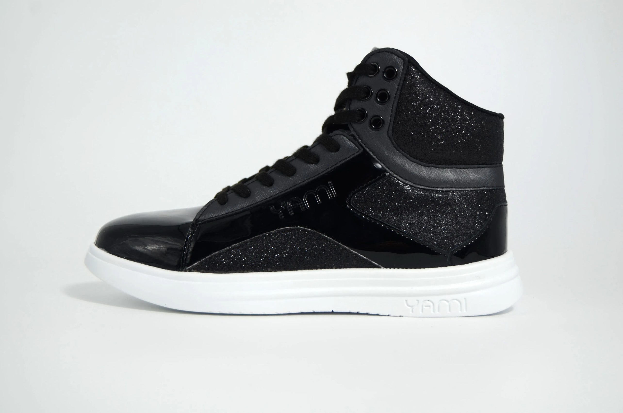 SpinSole High Top Dance Sneaker- BLACK