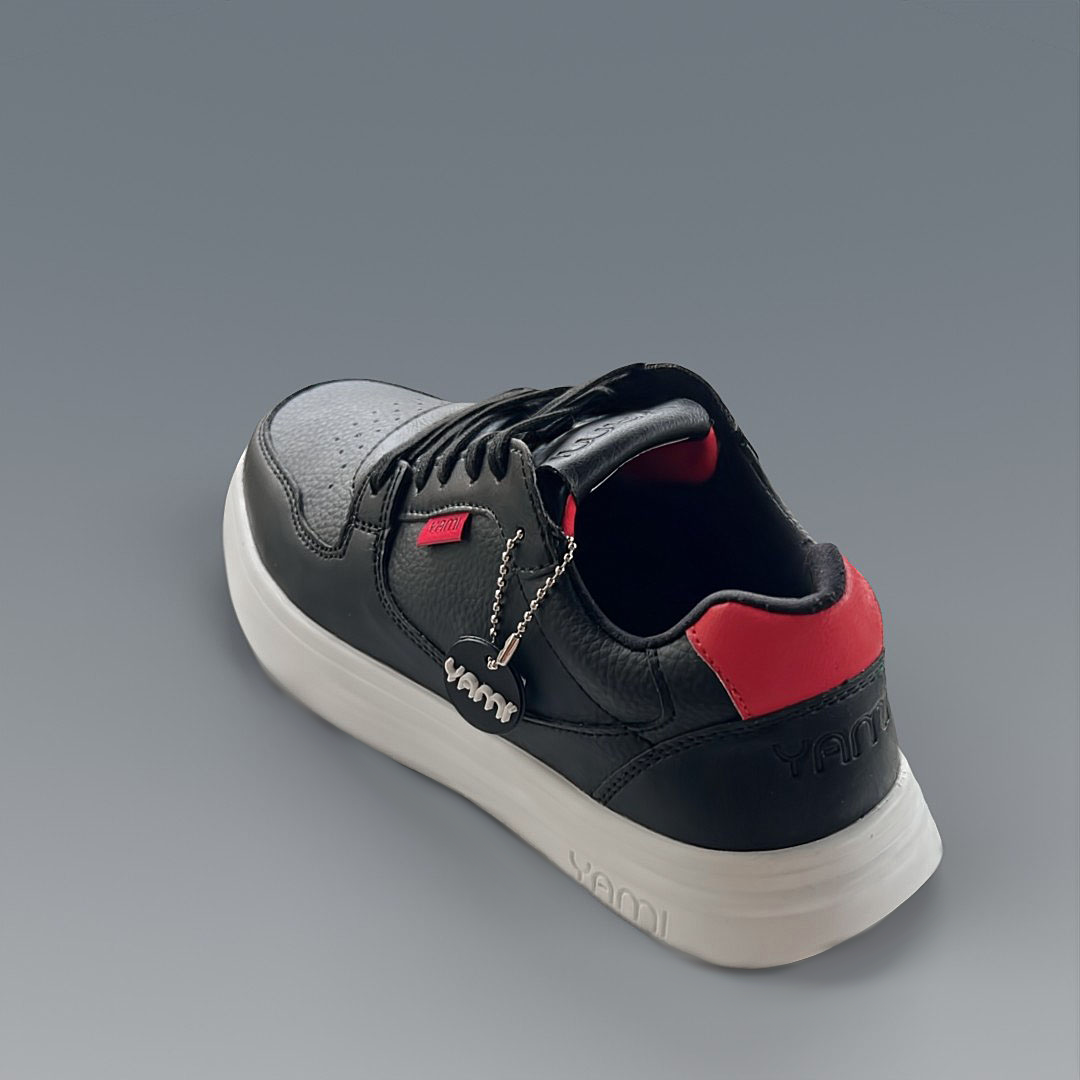 SpinSole 01 G2  Black/Fire Red, Men's & Women's Dance Sneaker