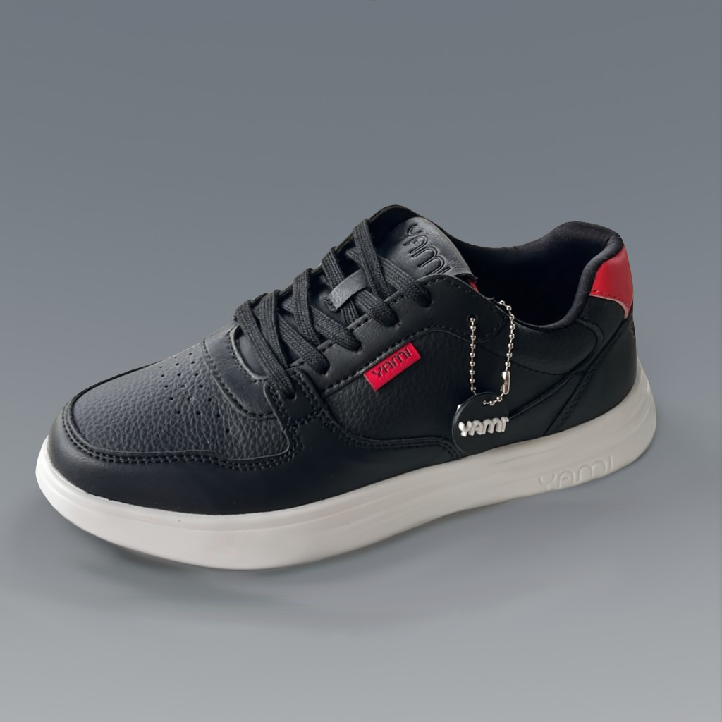 SpinSole 01 G2  Black/Fire Red, Men's & Women's Dance Sneaker