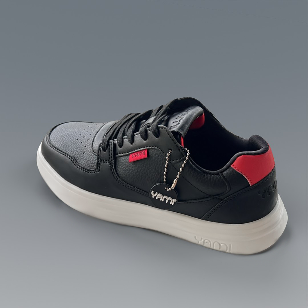 SpinSole 01 G2  Black/Fire Red, Men's & Women's Dance Sneaker