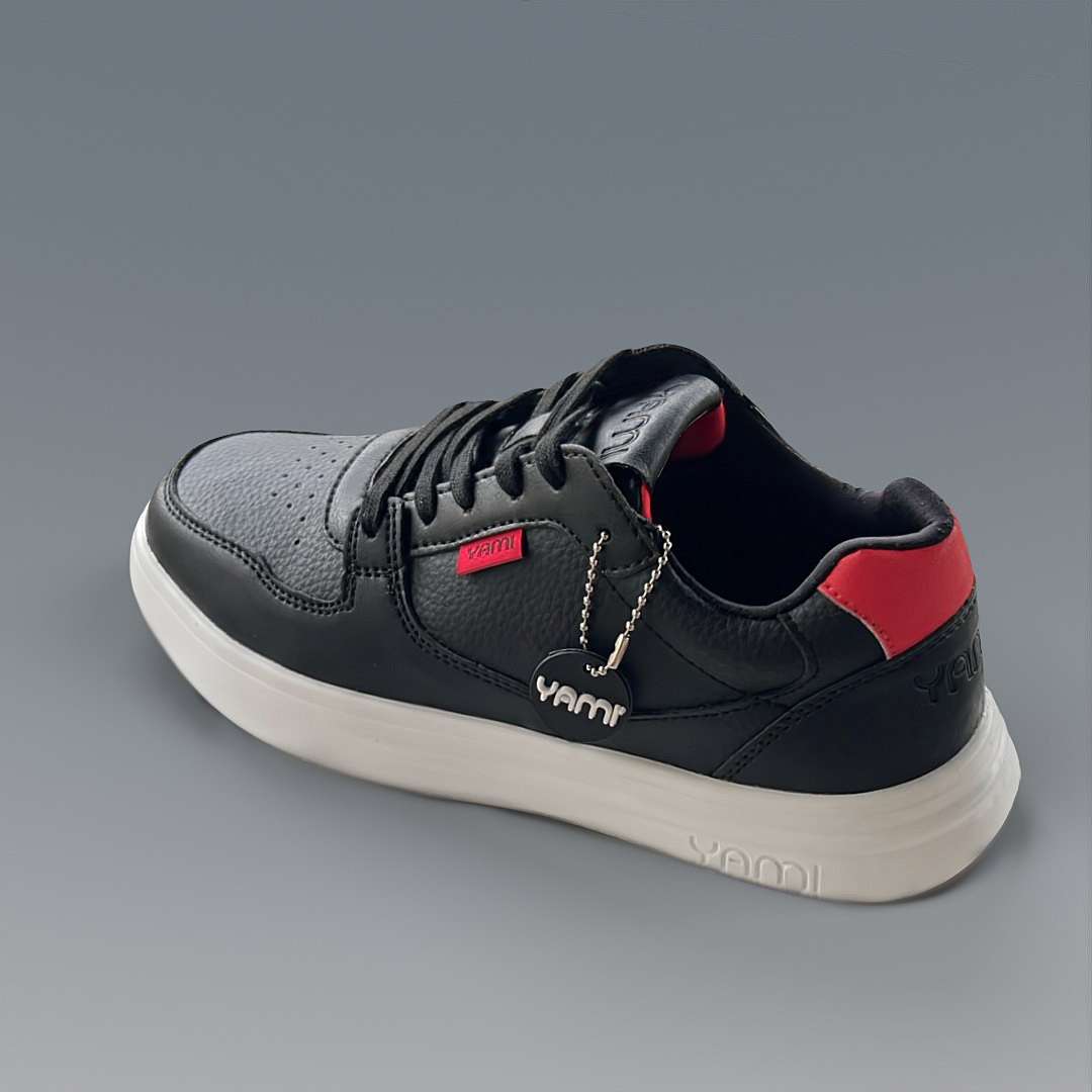SpinSole 01 G2  Black/Fire Red, Men's & Women's Dance Sneaker