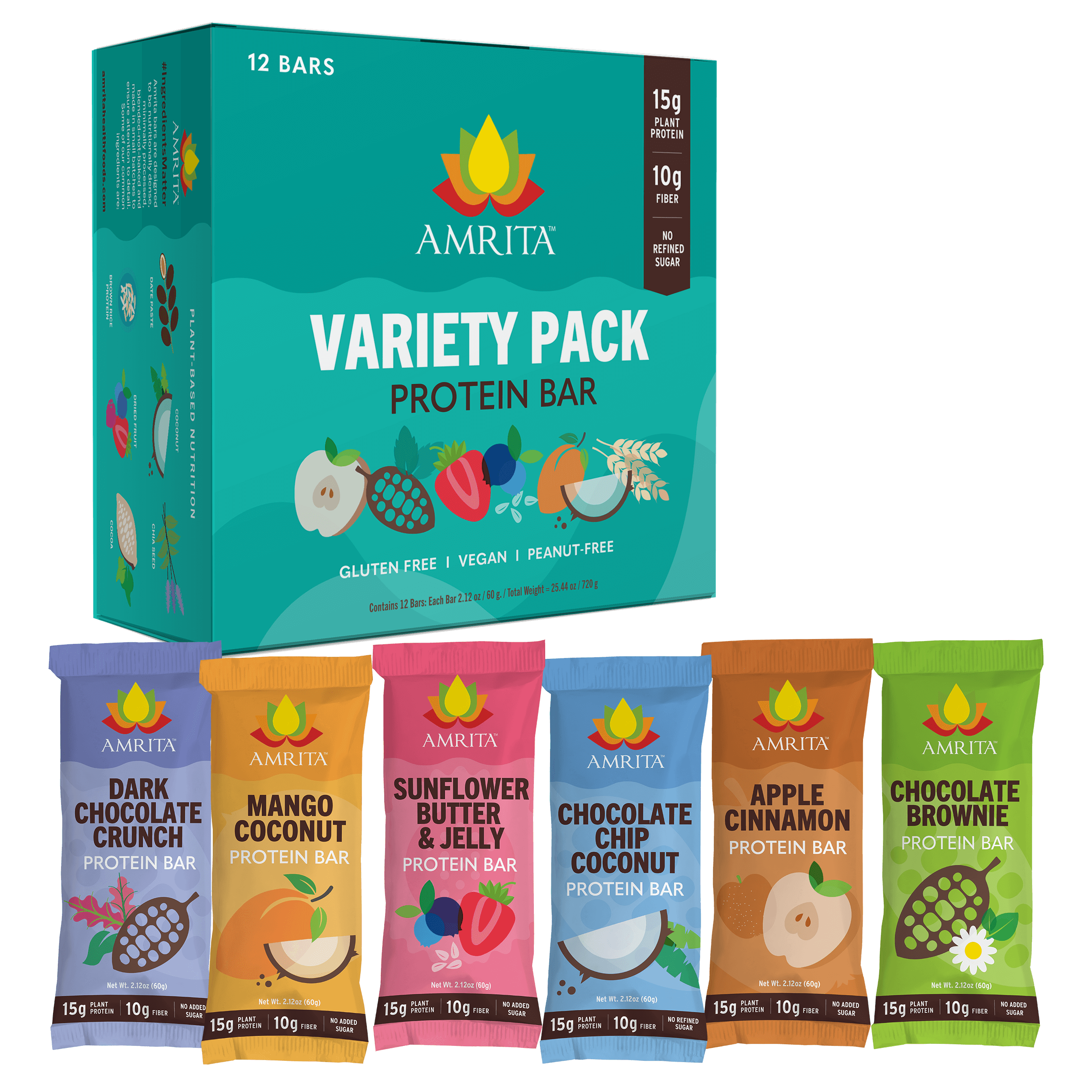 High Protein Bars Variety Pack