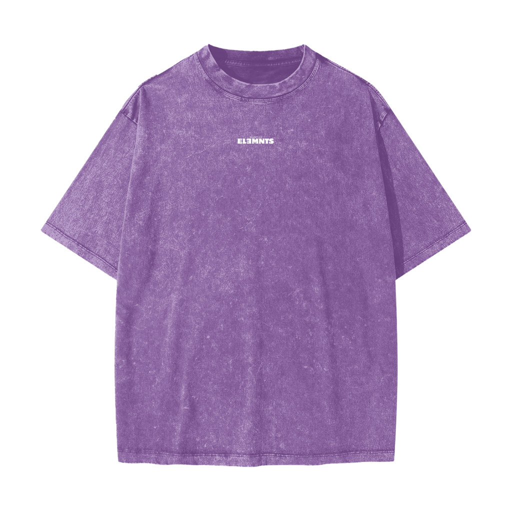 ESSNTIAL ELEMNTS Unisex 285G Heavy Snow Washed Tee