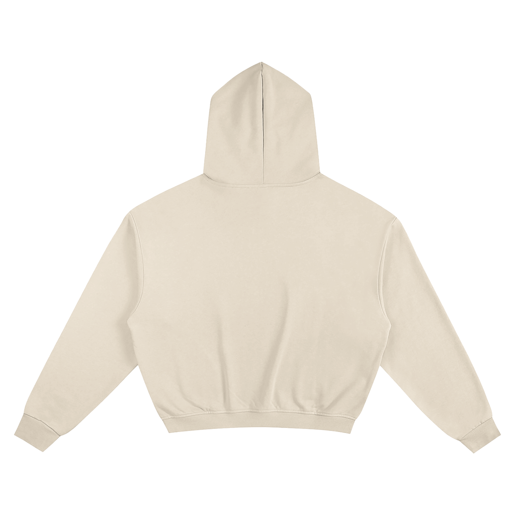 ESSNTIAL ELEMNTS Unisex 400G Solid Color Boxy Hoodie