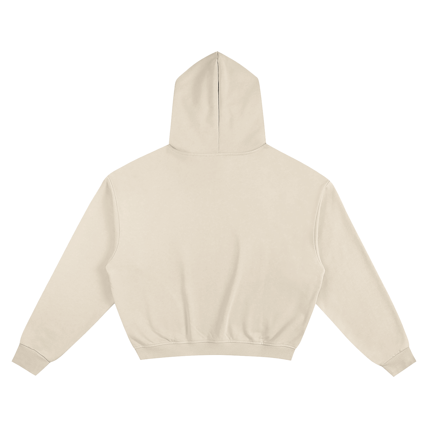 ESSNTIAL ELEMNTS Unisex 400G Solid Color Boxy Hoodie