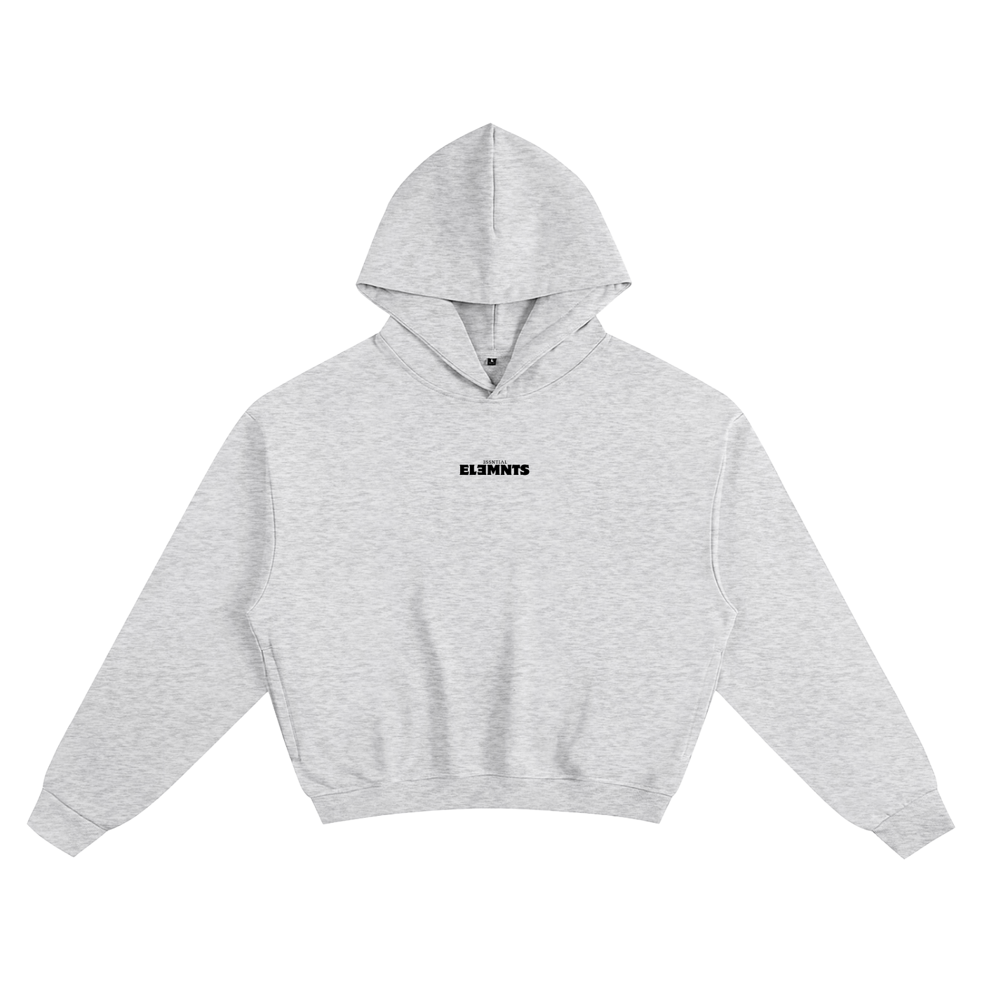 ESSNTIAL ELEMNTS Unisex 400G Solid Color Boxy Hoodie