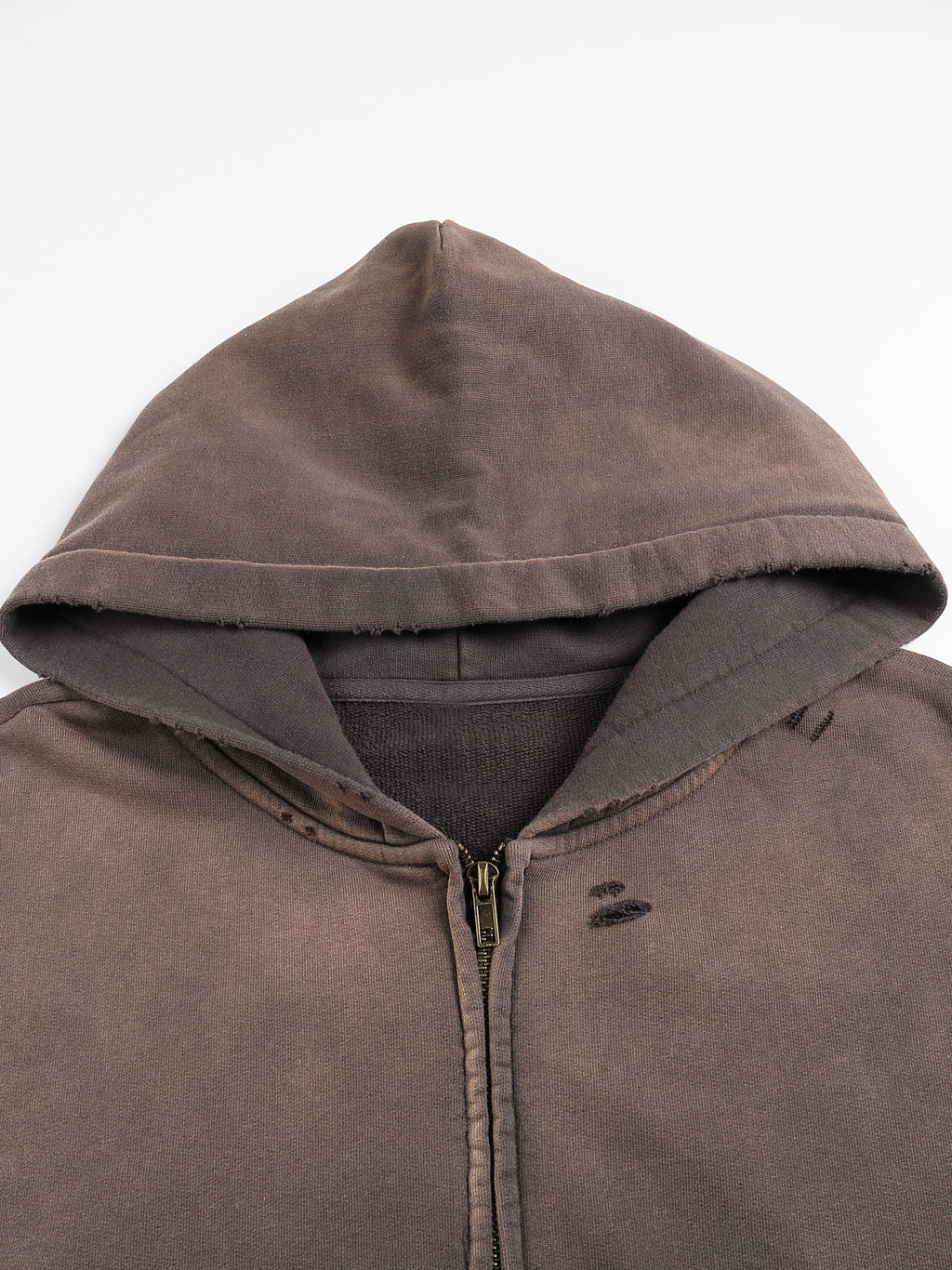ESSNTIAL ELEMNTS Unisex 420G Frayed Washed Hoodie