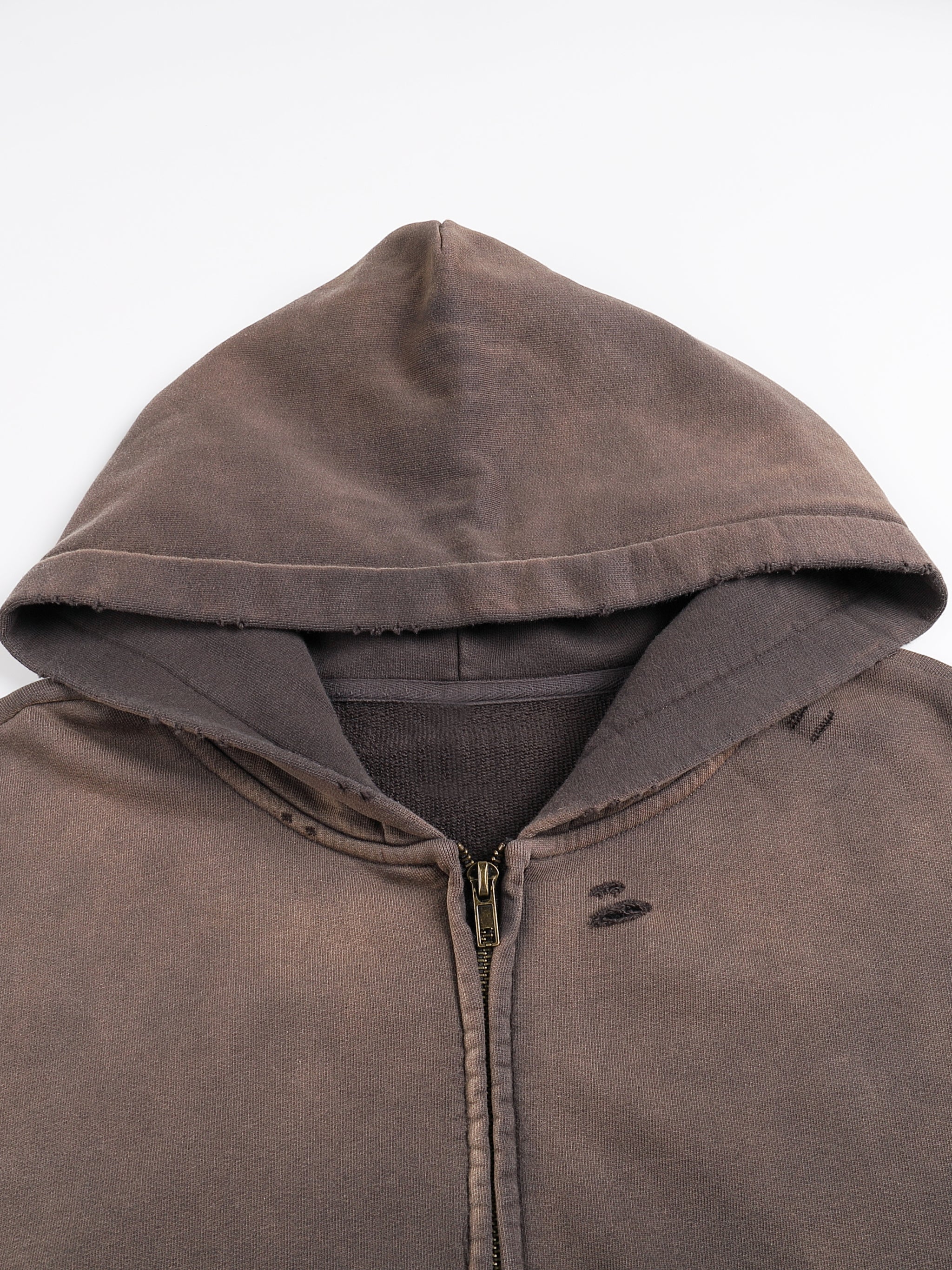 ESSNTIAL ELEMNTS Unisex 420G Frayed Washed Hoodie