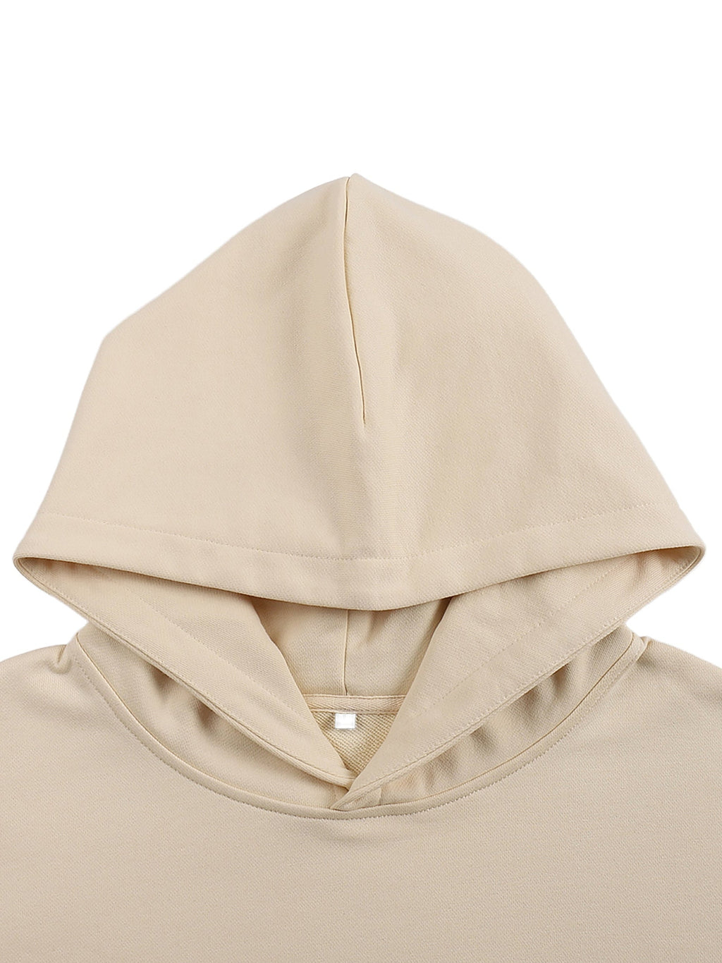 ESSNTIAL ELEMNTS Unisex 400G Solid Color Boxy Hoodie