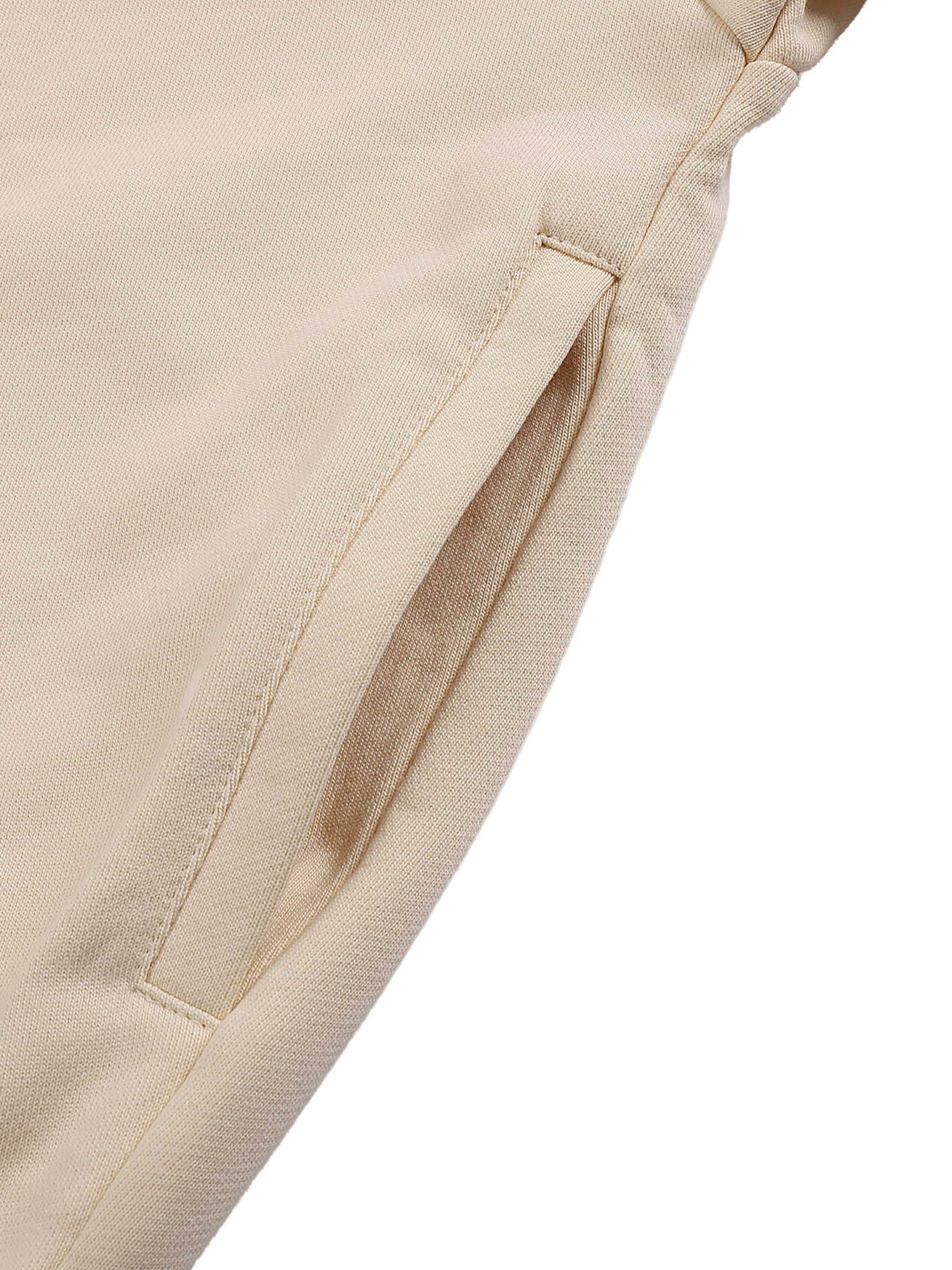 ESSNTIAL ELEMNTS Unisex 400G Solid Color Boxy Hoodie