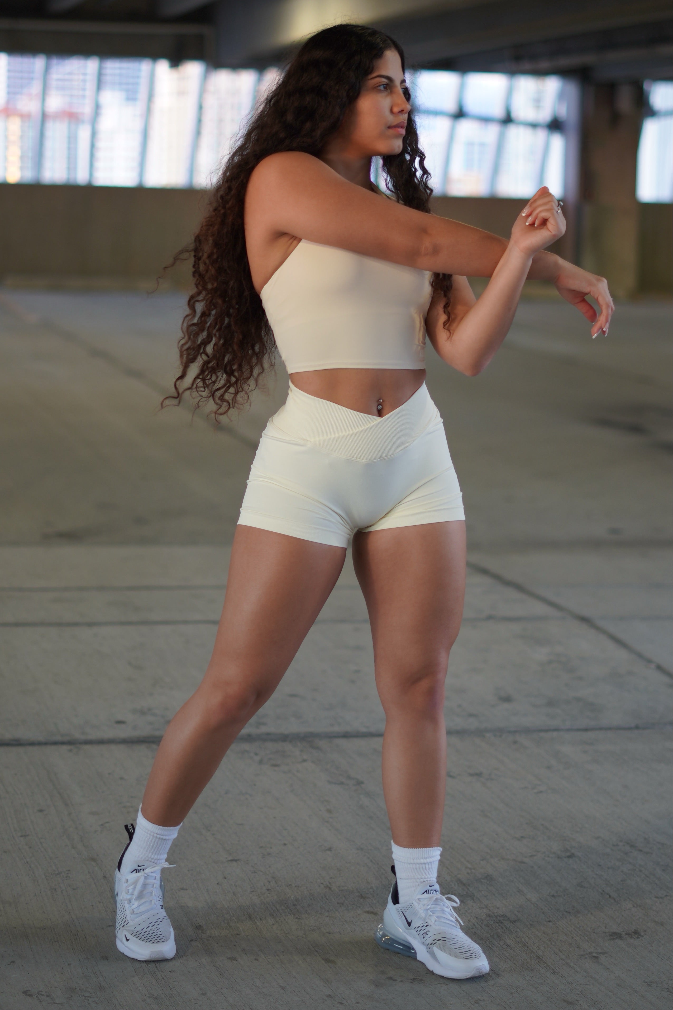 Vital Scrunch Shorts - Off White