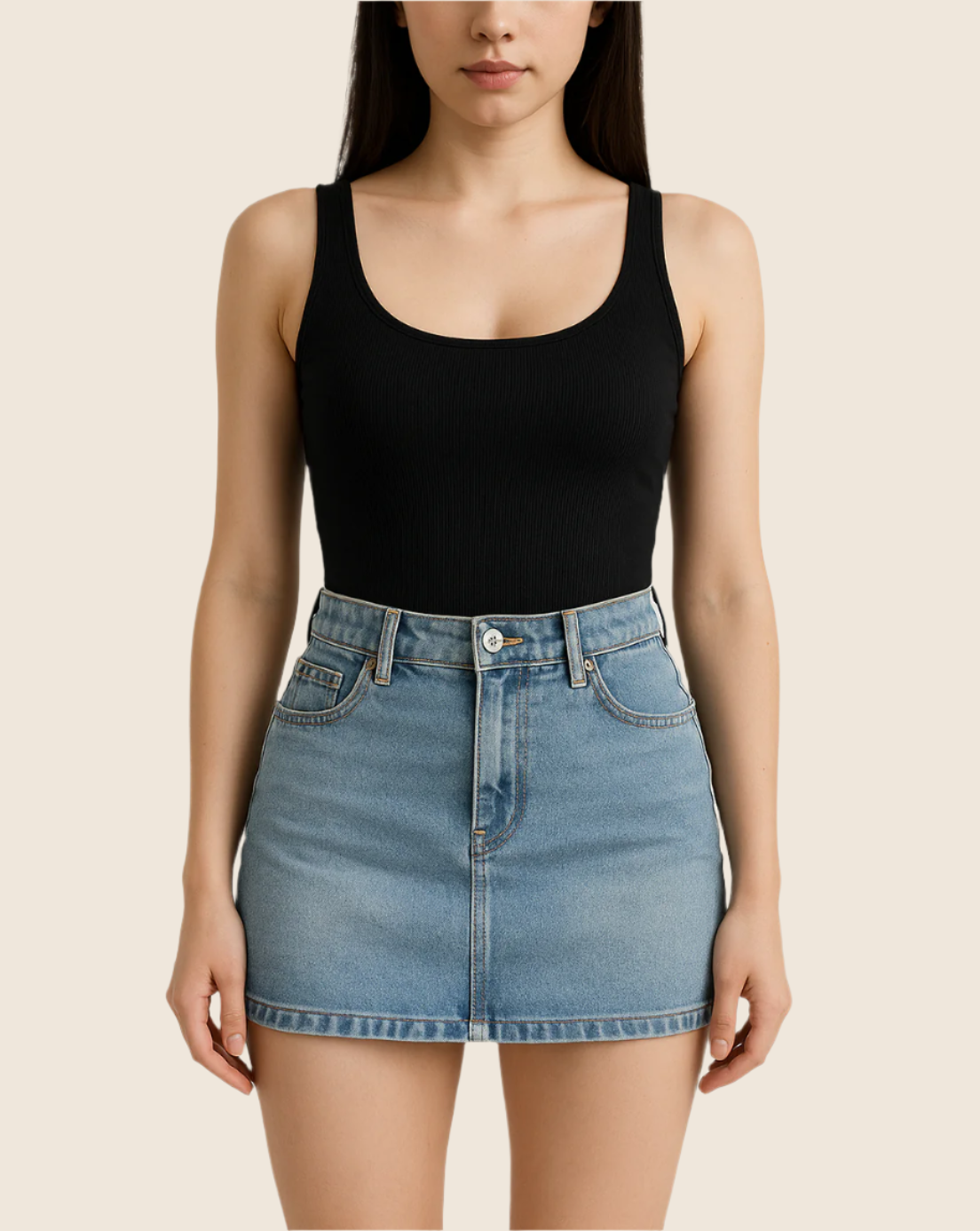 Rebel Denim Skirt